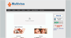 Desktop Screenshot of multivisa.com.br
